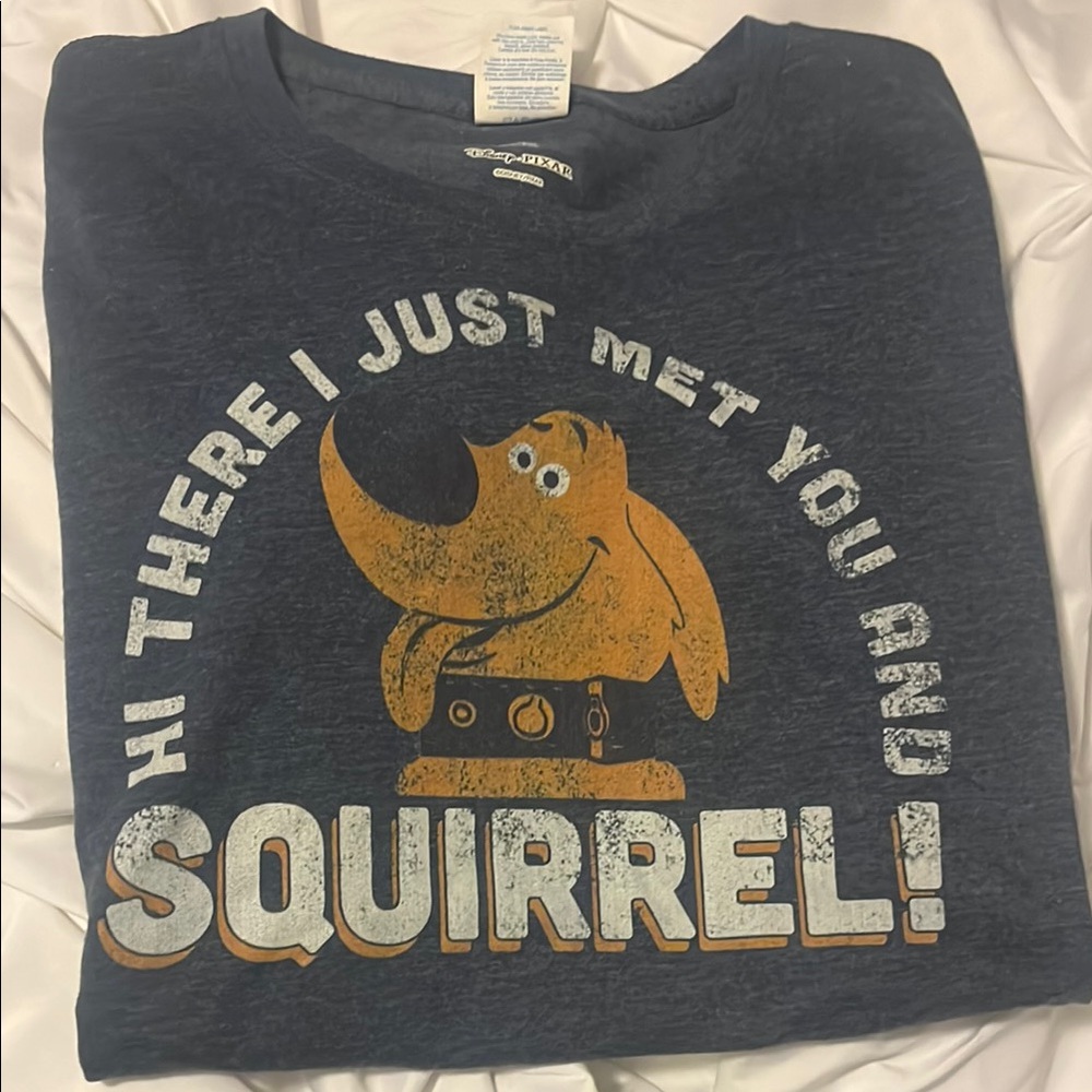 Disney Blue Tee with Dug Graphic